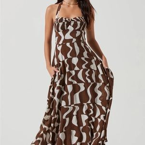 ASTR Mariella Halter MIDI Dress